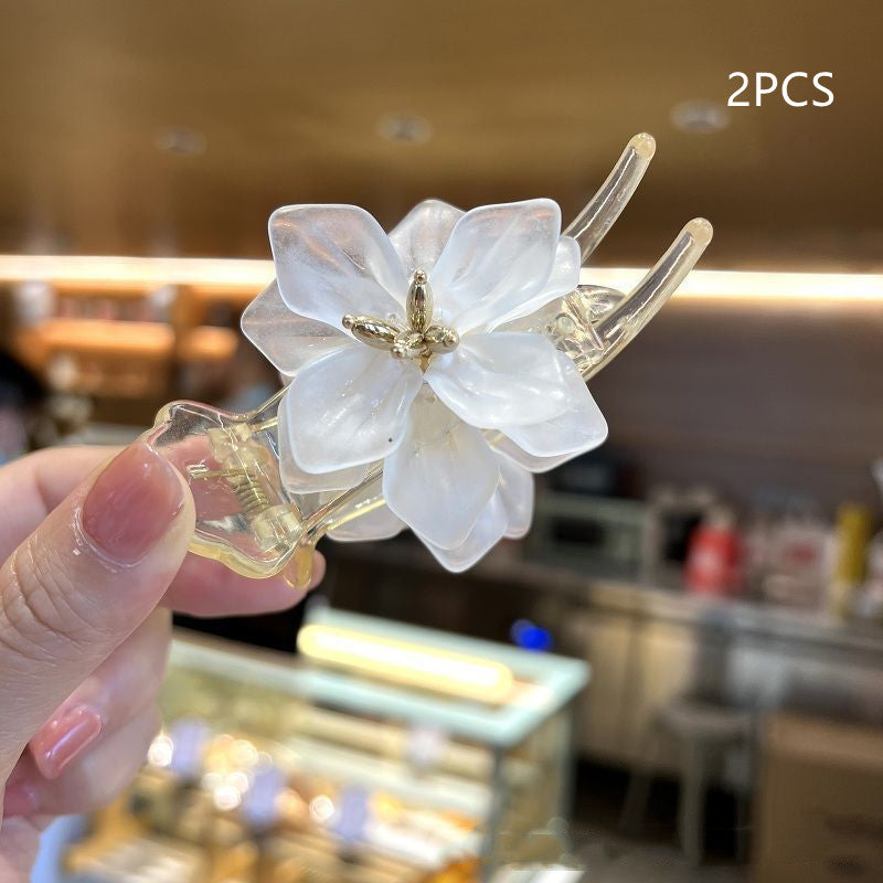 Women's Fashionable And Airy Floral Styled Pillow Hair Clips