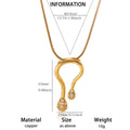 New U-shaped Fairy Clavicle Necklace