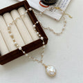 Handmade Natural Baroque Pearl Necklace For Women