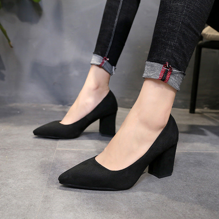 High heels shallow mouth