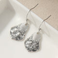 Retro Silver Spoon Earrings