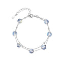 Natural Double-Layer Moonstone Bracelet For Women