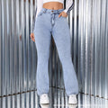 New Light-colored Washed Jeans For Women
