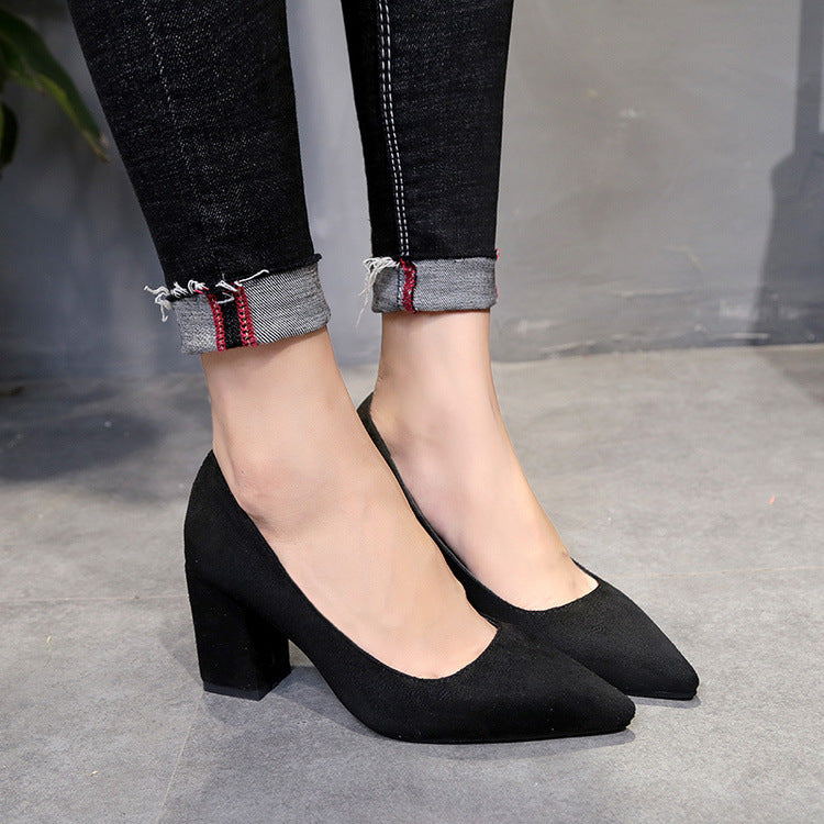 High heels shallow mouth