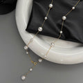Sophisticated, Versatile, Minimalist, And Stylish Long Pearl Necklace