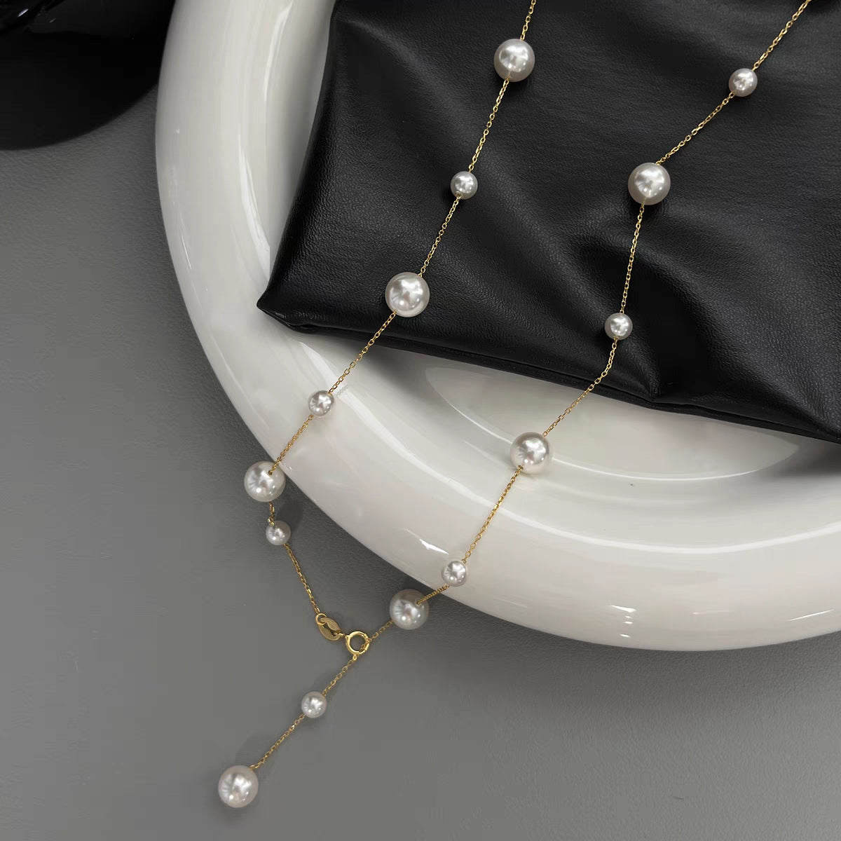 Sophisticated, Versatile, Minimalist, And Stylish Long Pearl Necklace