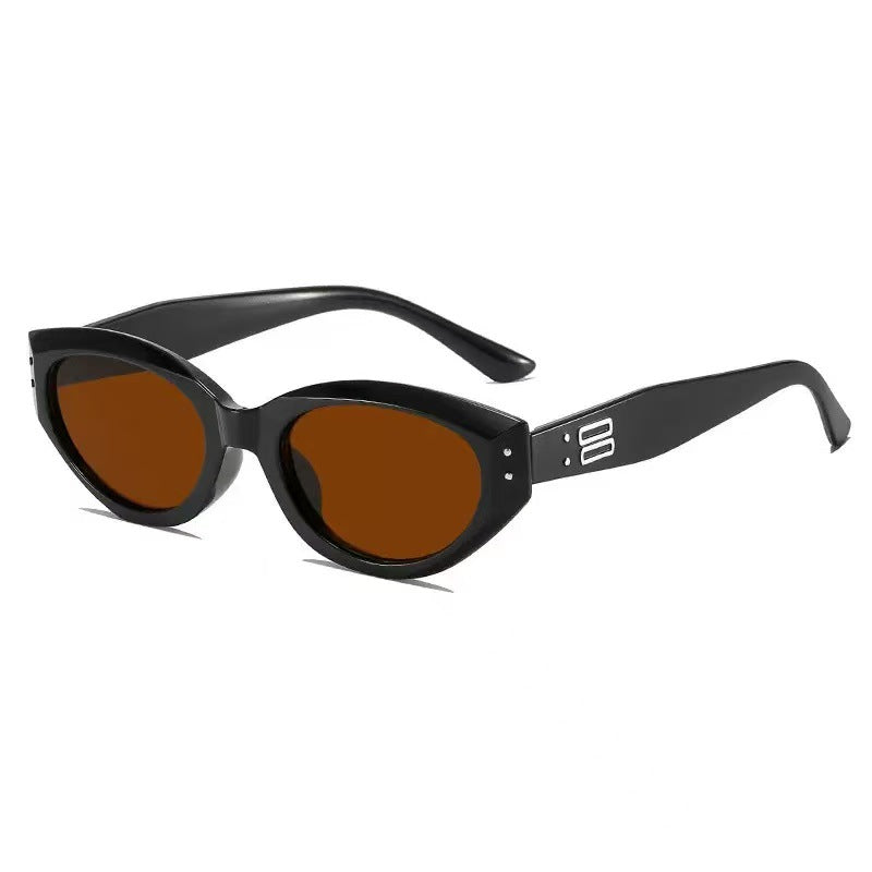 Retro Cat-Eye Sunglasses Womens Sun Protection Sunglasses